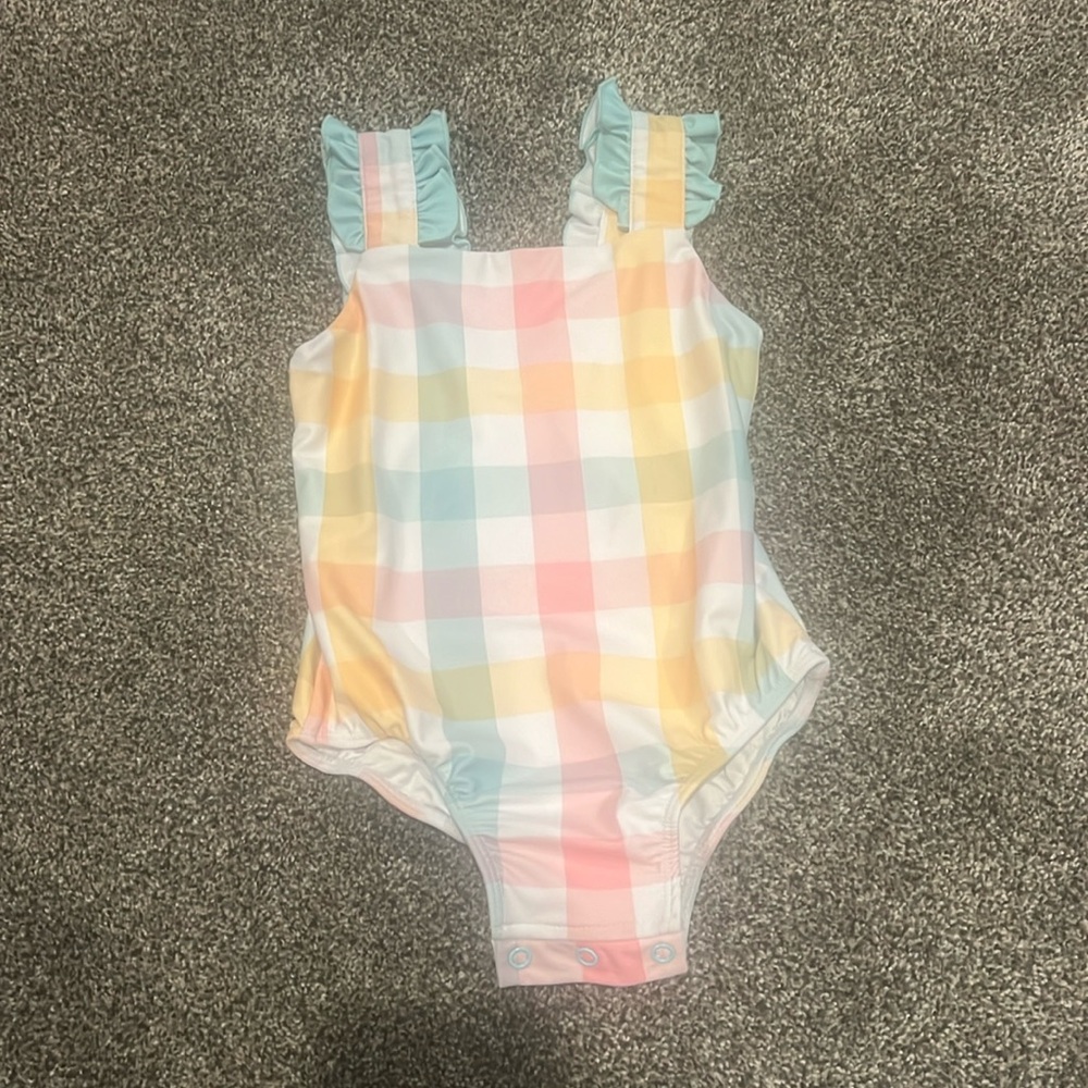 ONE-PIECE SWIMSUIT - Rainbow WINDOWPANE